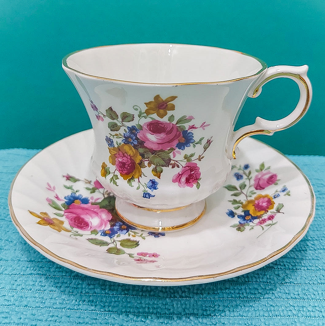 Vintage Teacup - Spring Garden Staffordshire
