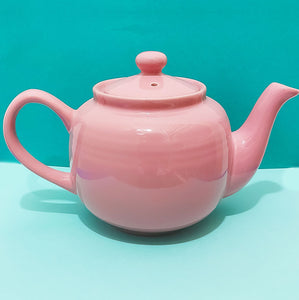3 Cup Rose Pink Teapot