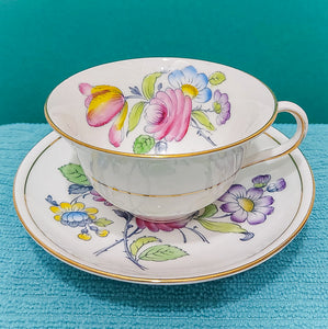 Vintage Teacup - Watercolour Floral Rosina