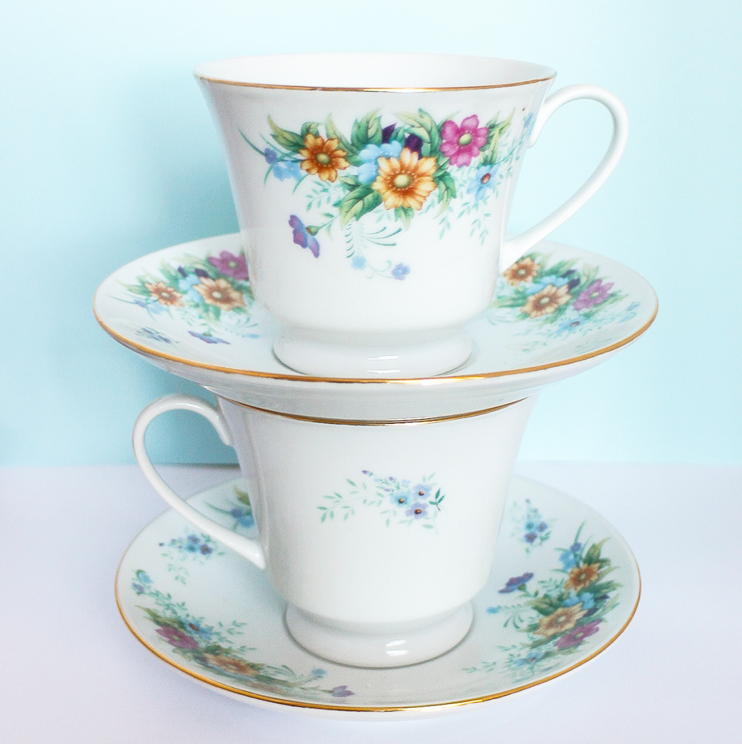 Teacup Set - Spring Flowers
